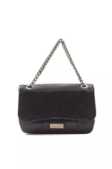 Pompei Donatella Blue Leather Women Crossbody