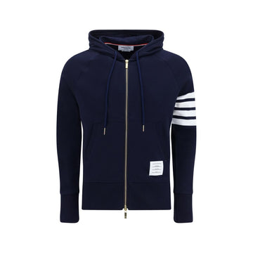 Thom Browne Blue Cotton Sweatshirt