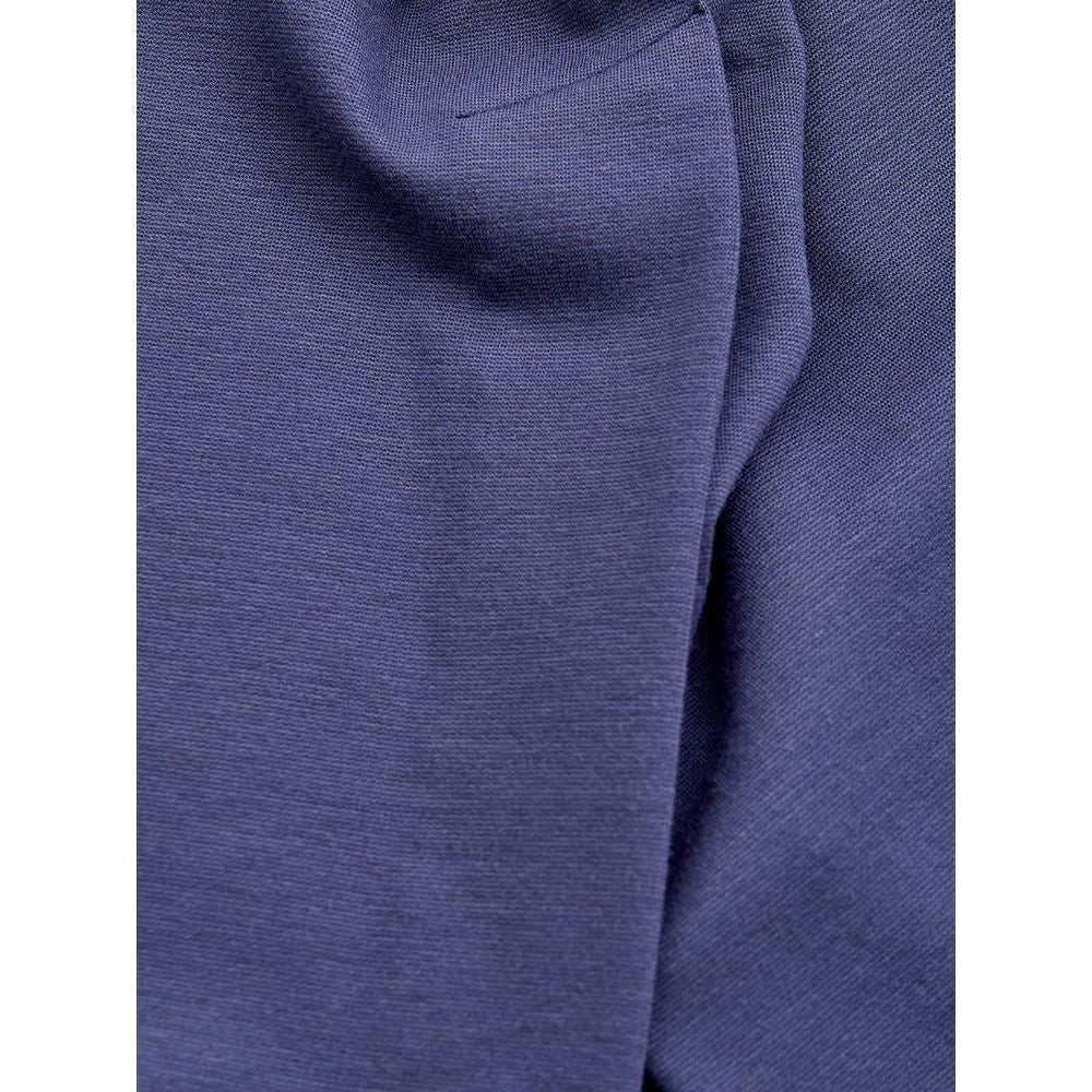Lardini Blue Viscose Casual Dress