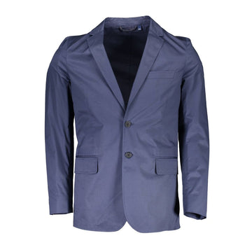 Gant Blue Cotton Men Jacket