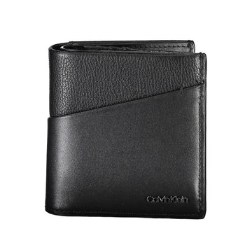 Calvin Klein Black Recycled Polyester Men Wallet
