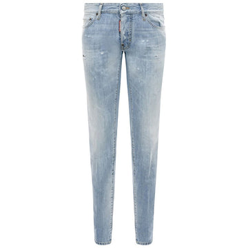 Dsquared² Blue Cotton Men Jeans