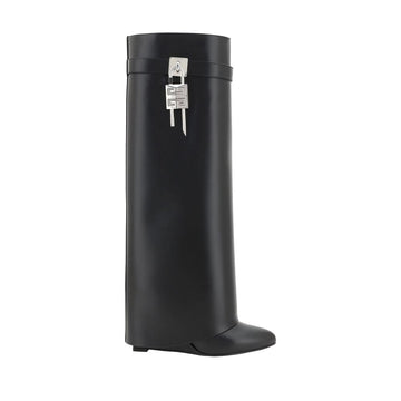 Givenchy Black Calf Leather Bos Taurus Boots