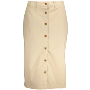 Gant Beige Cotton Women Skirt