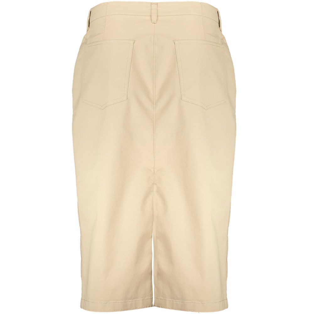 Gant Beige Cotton Women Skirt