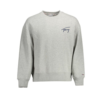 Tommy Hilfiger Gray Cotton Men Sweater