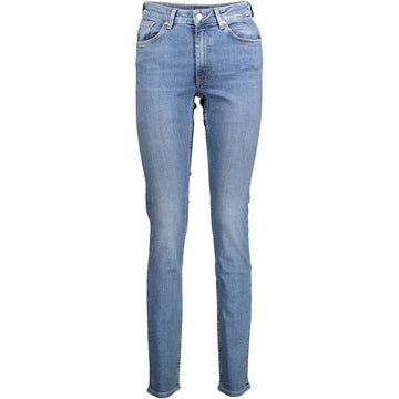 Gant Blue Cotton Women Jeans