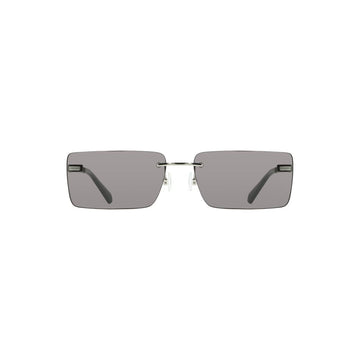 Calvin Klein Black Metal Women Sunglass
