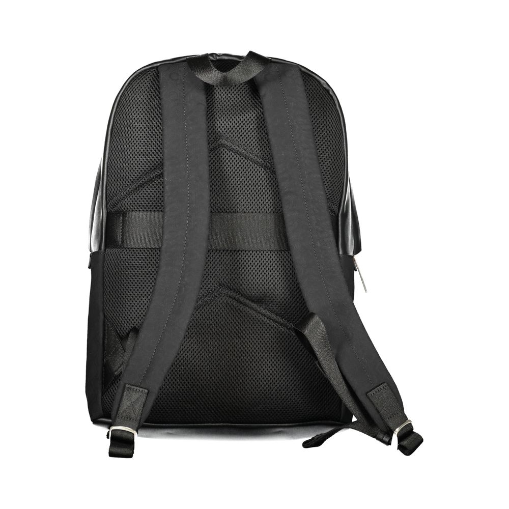 Calvin Klein Black Polyester Men Backpack