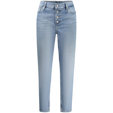 Calvin Klein Blue Cotton Women Jean