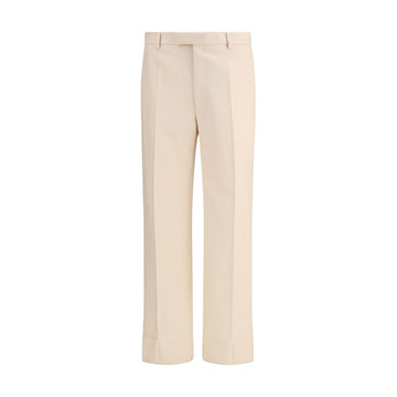 Valentino Cream Fleece Wool Dress Pants