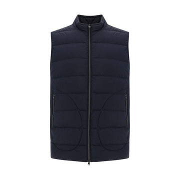 Herno Black Polyamide Sleveless Jacket