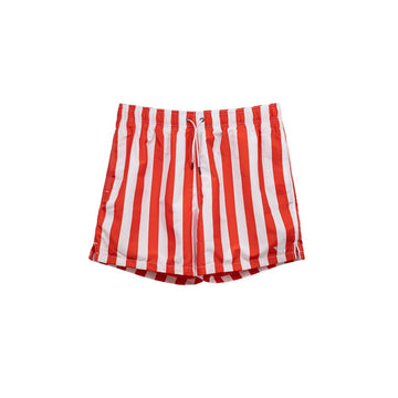 Emporio Armani Red Polyester Swim Shorts