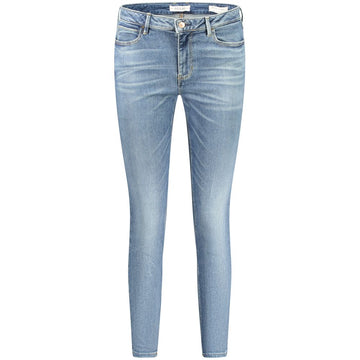 Guess Jeans Blue Recycled Cotton Women Jeans