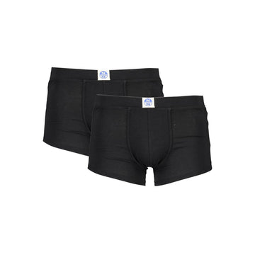North Sails Black Cotton Men Boxer Pack