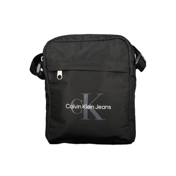 Calvin Klein Black Polyester Men Shoulder Bag