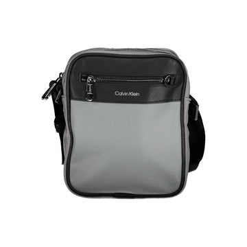 Calvin Klein Gray Polyester Shoulder Bag