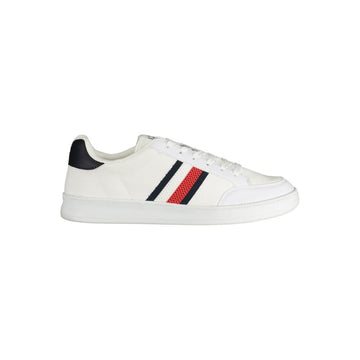Tommy Hilfiger White Polyester Sneaker