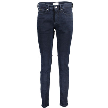 Calvin Klein Blue Cotton Women Skinny Jean