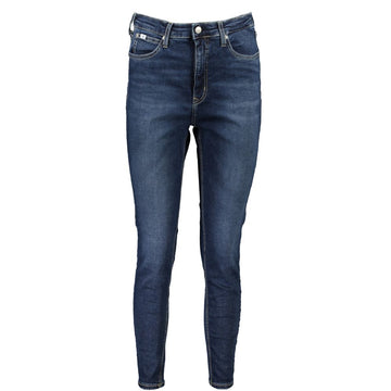 Calvin Klein Blue Cotton Women's Skinny Ankle Jean