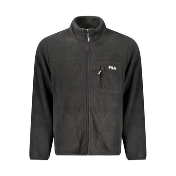 Fila Black Polyester Men Jacket