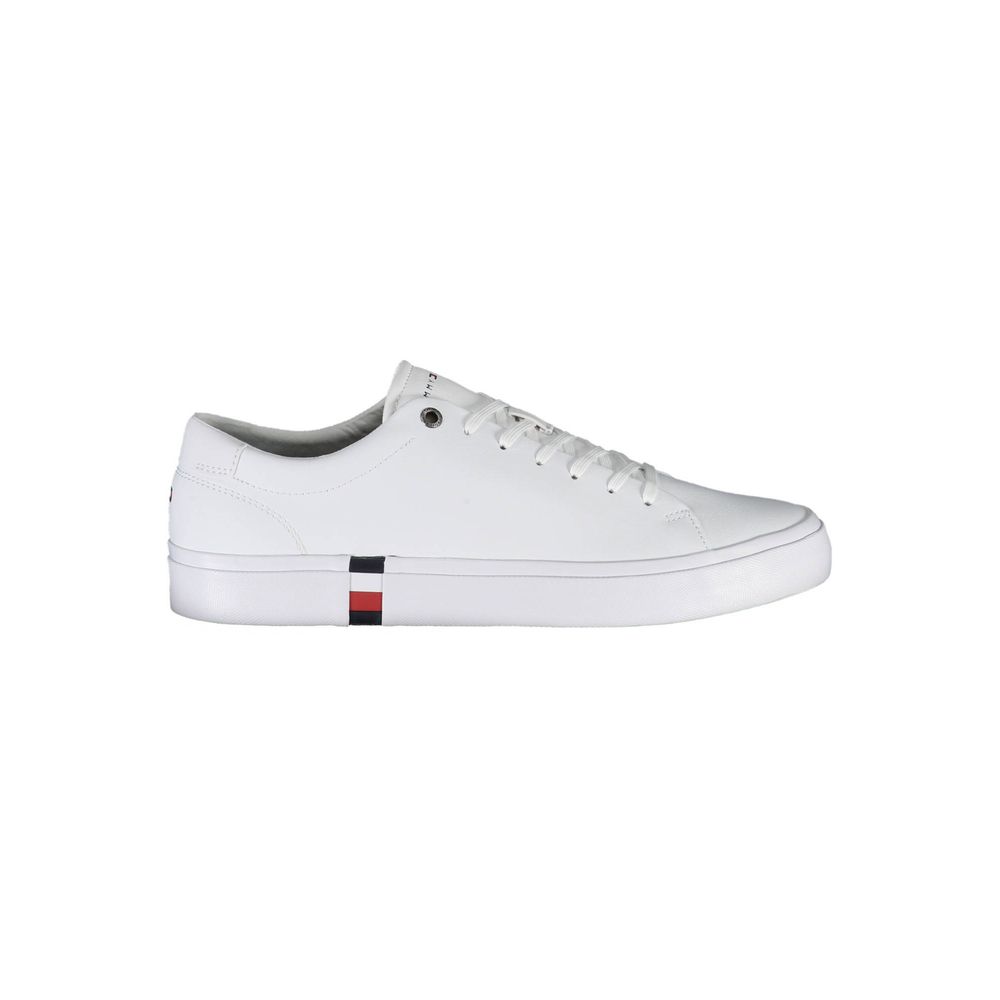 Tommy Hilfiger White Polyester Sneaker