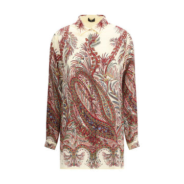 Etro Multicolor Silk Pattern Shirt