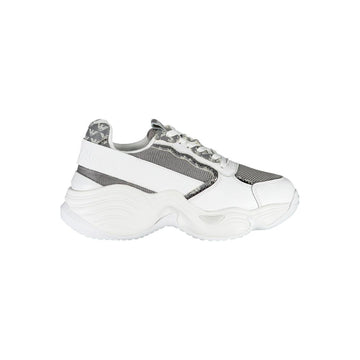 Emporio Armani White Polyester Sneaker