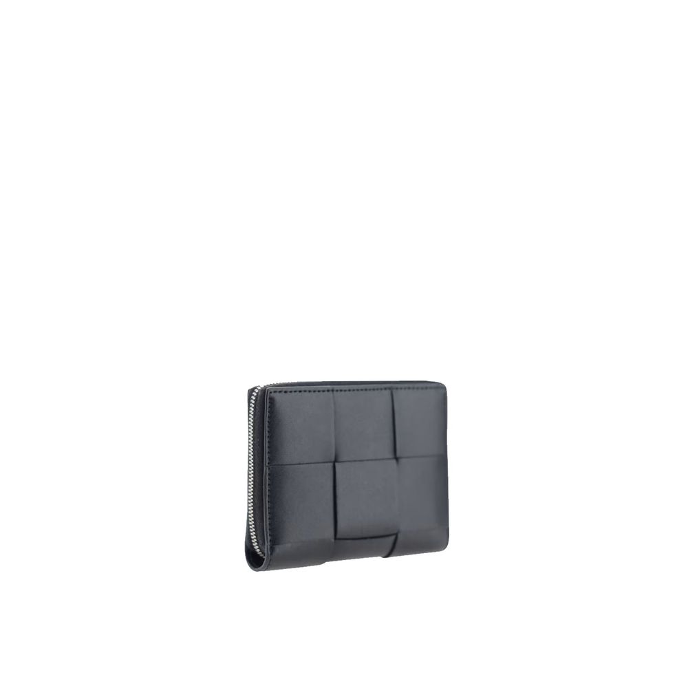 Bottega Veneta Black Calfskin Wallet