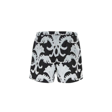 Valentino Black Polyamide Shorts