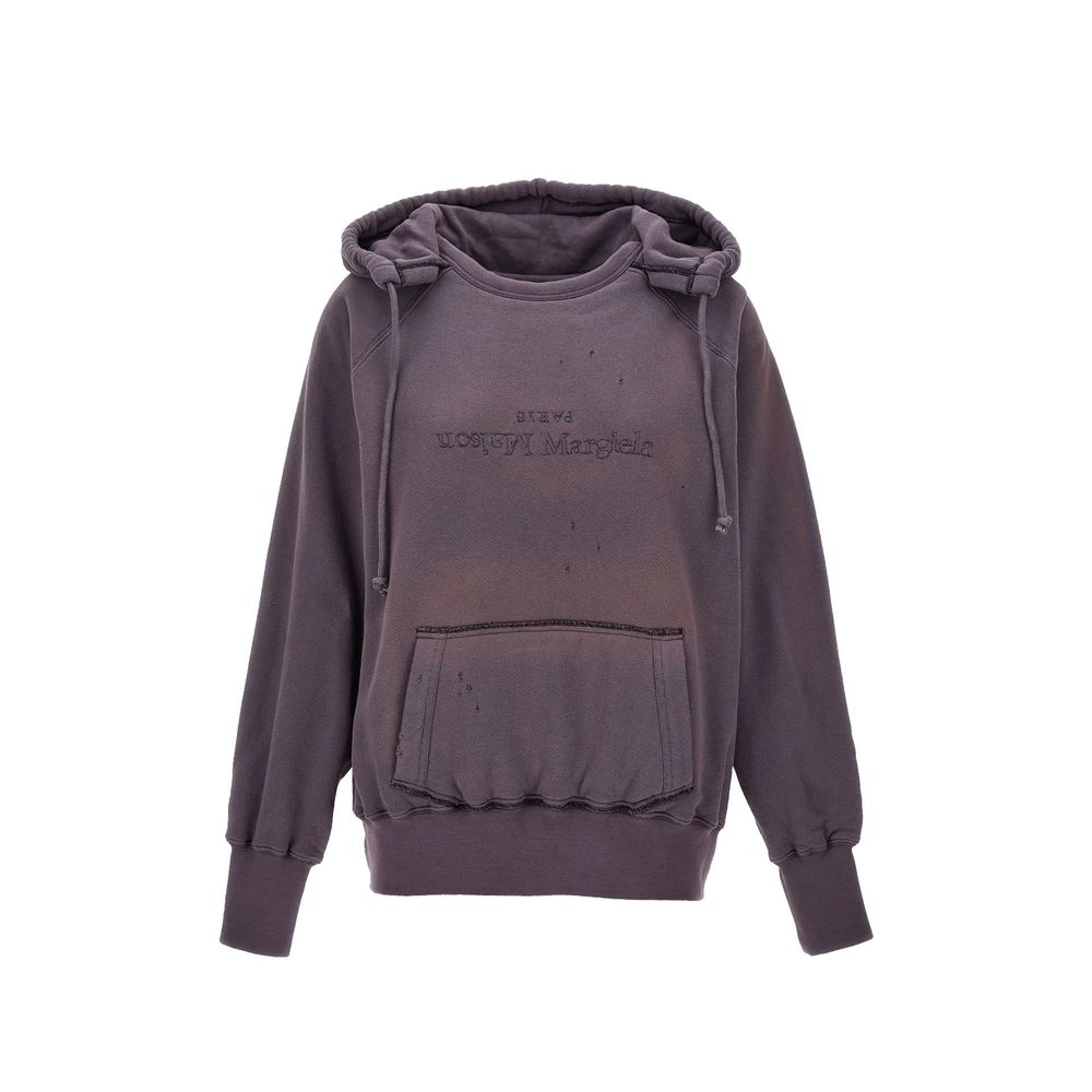 Maison Margiela Purple Cotton Sweatshirt