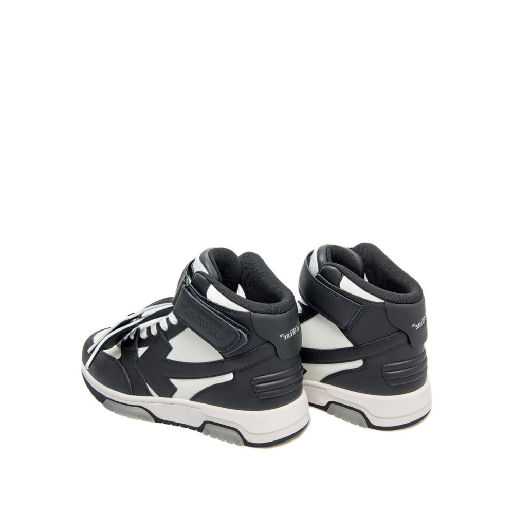 Off-White Black Calfskin Athletic Sneakers