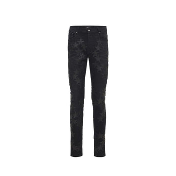 Amiri Gray Cotton Skinny Jeans