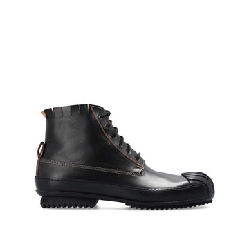 Maison Margiela Black Calfskin Lace-Up Boots