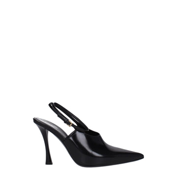 Givenchy Black Leather High Heel Pumps
