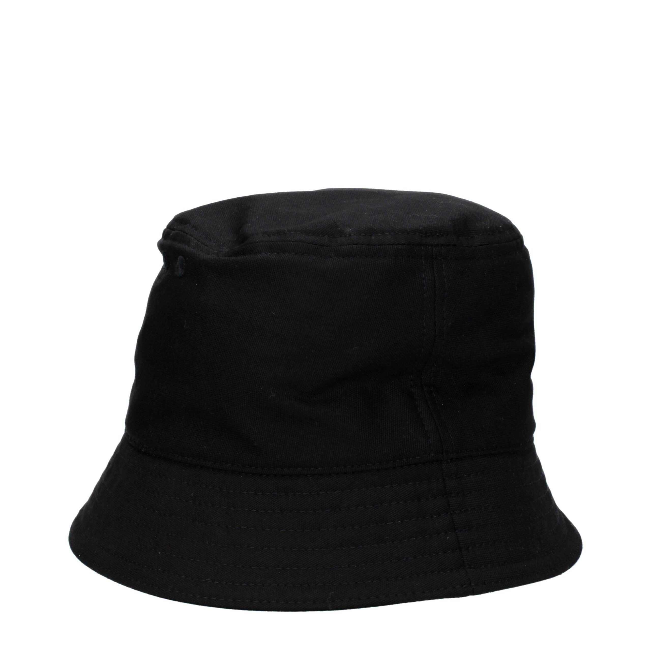 Valentino Garavani Black Cotton Bucket Hat