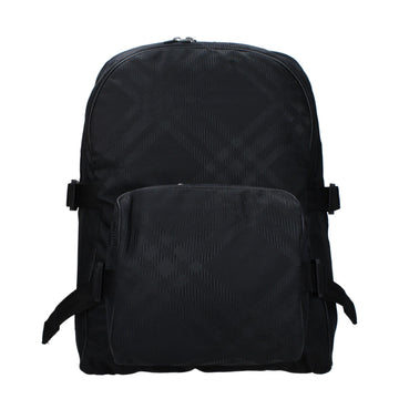 Burberry Black Fabric Backpack