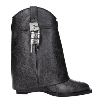 Givenchy Black Leather Ankle Boots