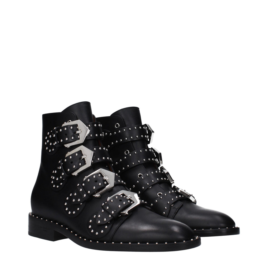 Givenchy Black Leather Ankle Boots