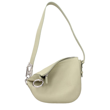 Burberry Green Leather Shoulder Bag