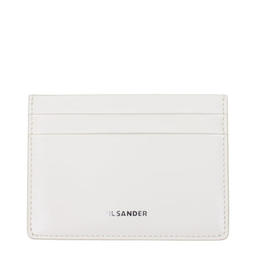 Jil Sander White Leather Cardholder