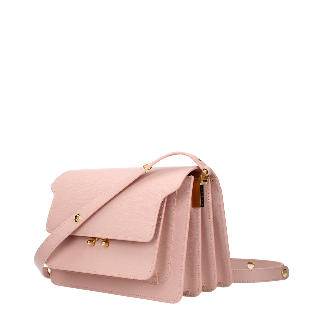 Marni Pink Leather Shoulder Bag