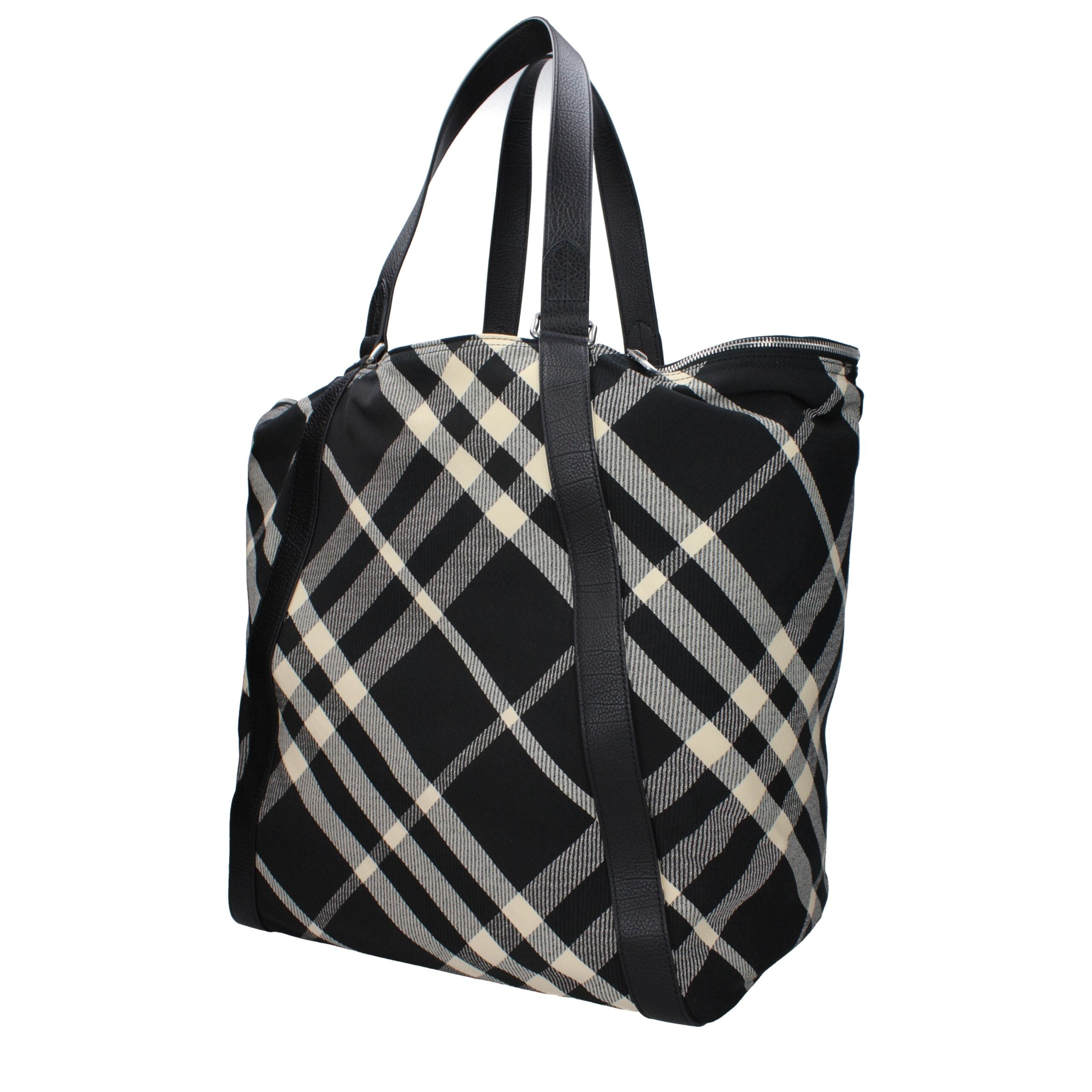 Burberry Black Fabric Shoulder Bag