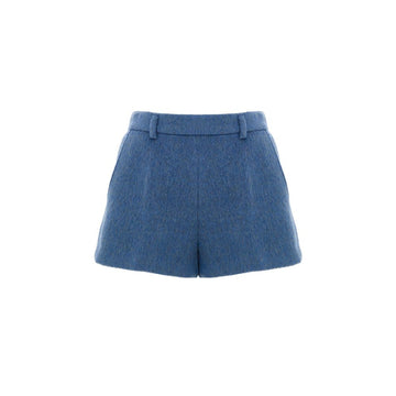 Gucci Blue Wool Shorts