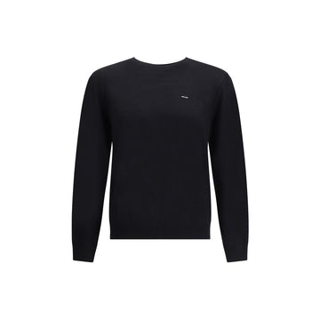 Prada Black Fleece Wool Sweatshirt