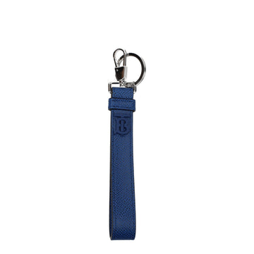 Burberry Blue Leather Keychain
