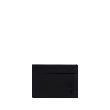 Saint Laurent Black Calf Leather Bos Taurus Wallet
