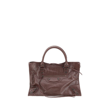 Balenciaga Brown Calf Leather Bos Taurus Shoulder Bag