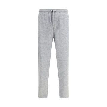 Brunello Cucinelli Gray Cashmere Athletic Pants