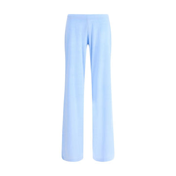 Balenciaga Light Blue Triacetate Casual Pants